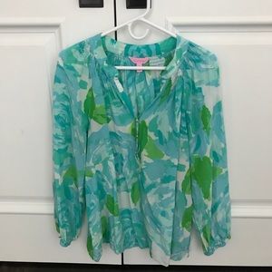 Lilly Pulitzer Blouse ONLY WORN ONCE